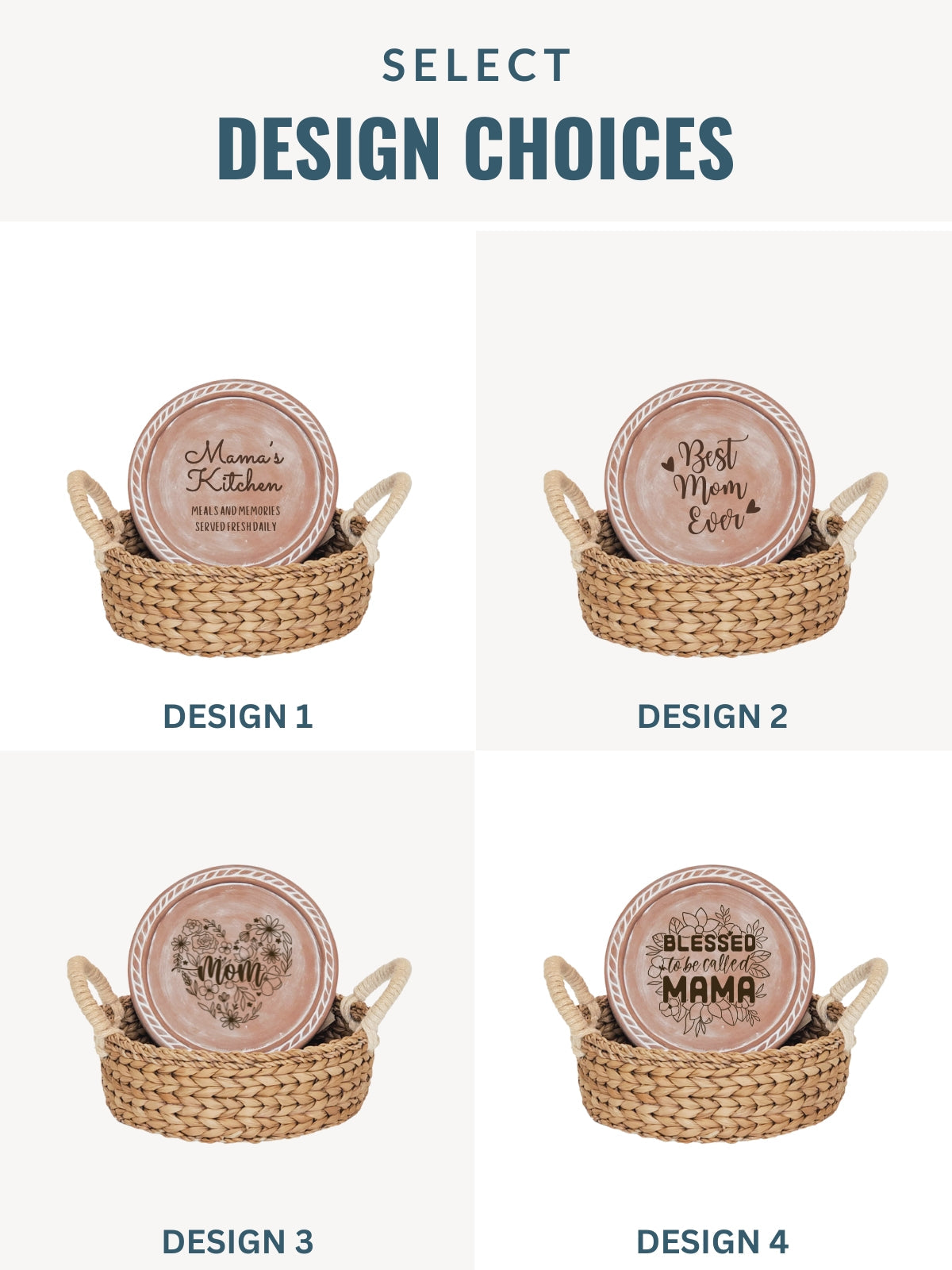 Bread Warmer & Basket - Mom Round