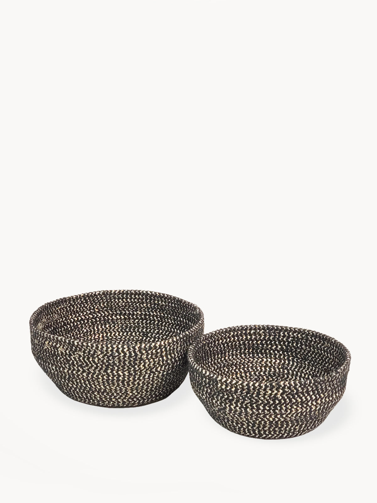 Glitter Bowl - Black (Set of 2)