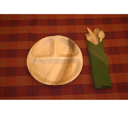 Palm Leaf Partition Plates 10" Inch (Set of 25/50/100)