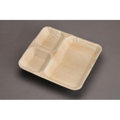 Palm Leaf Partition Plates 10" Inch (Set of 25/50/100)