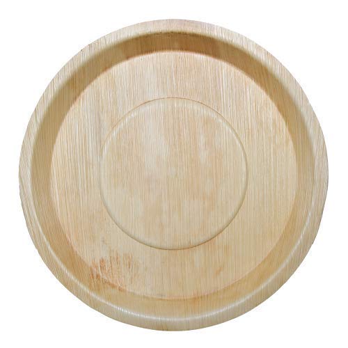 Palm Leaf Round Deep Platter & Serving Tray 14" Inch  (10/50/100 count)