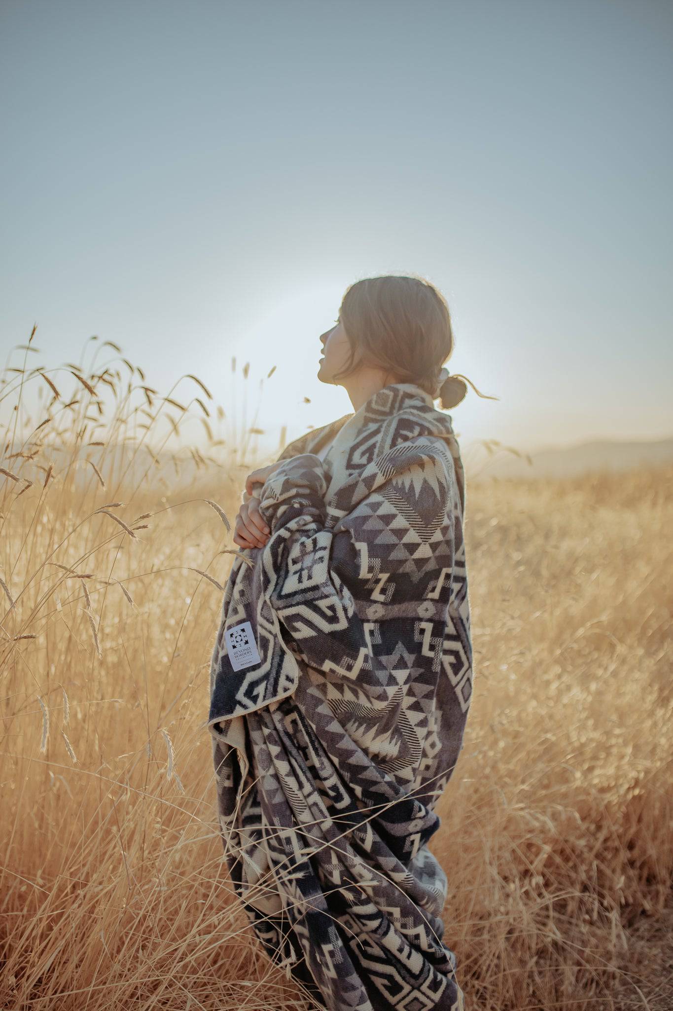 Epera Blanket - Blue Scale